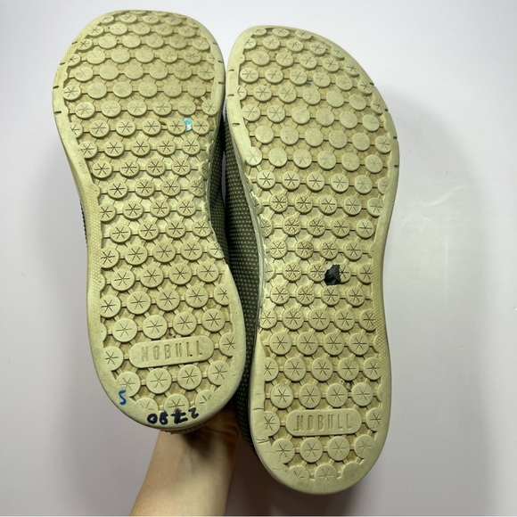 NOBULL SuperFabric Crossfit Trainer Shoes Men Size 11 Green Sneakers No Insoles - Picture 10 of 10